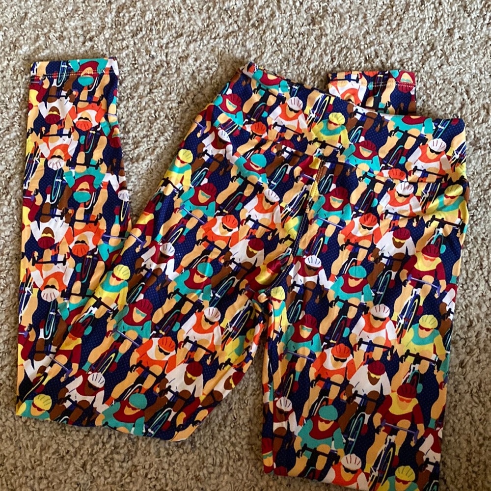 Cycling Print Leggings